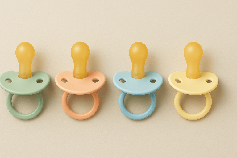 Obraz pokazujący smoczki dla dzieci